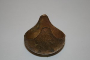 British Sea Service flintlock pistol brass Butt Cap