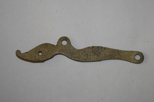 British Sea Service flintlock pistol brass side plate