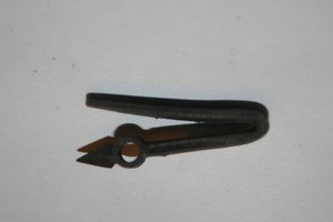 British Sea Service flintlock pistol frizzen spring