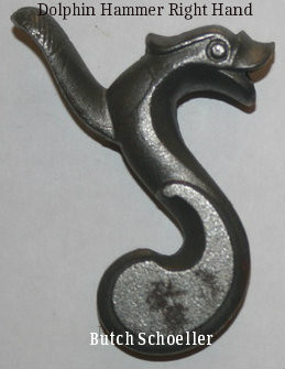 Dolphin head percussion hammer right