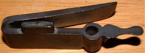 Third model British Brown Bess flintlock musket frizzen spring