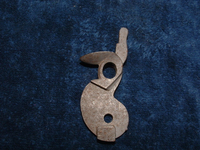 Third model British Brown Bess flintlock musket hammer. Type 2