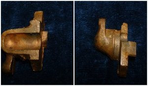 U.S. model 1816 flintlock musket brass pan