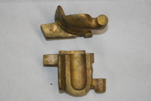 U.S. model 1835/40 flintlock musket brass pan