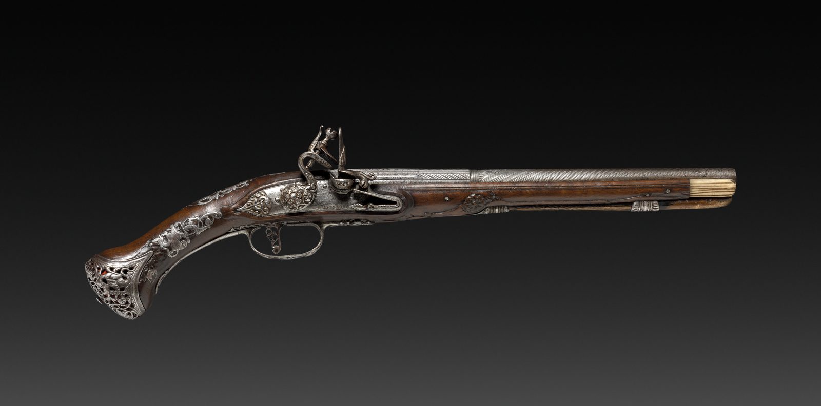 Italy, Brescia, 18th century - Flintlock Pistol - 1916.49 - Cleveland Museum of Art