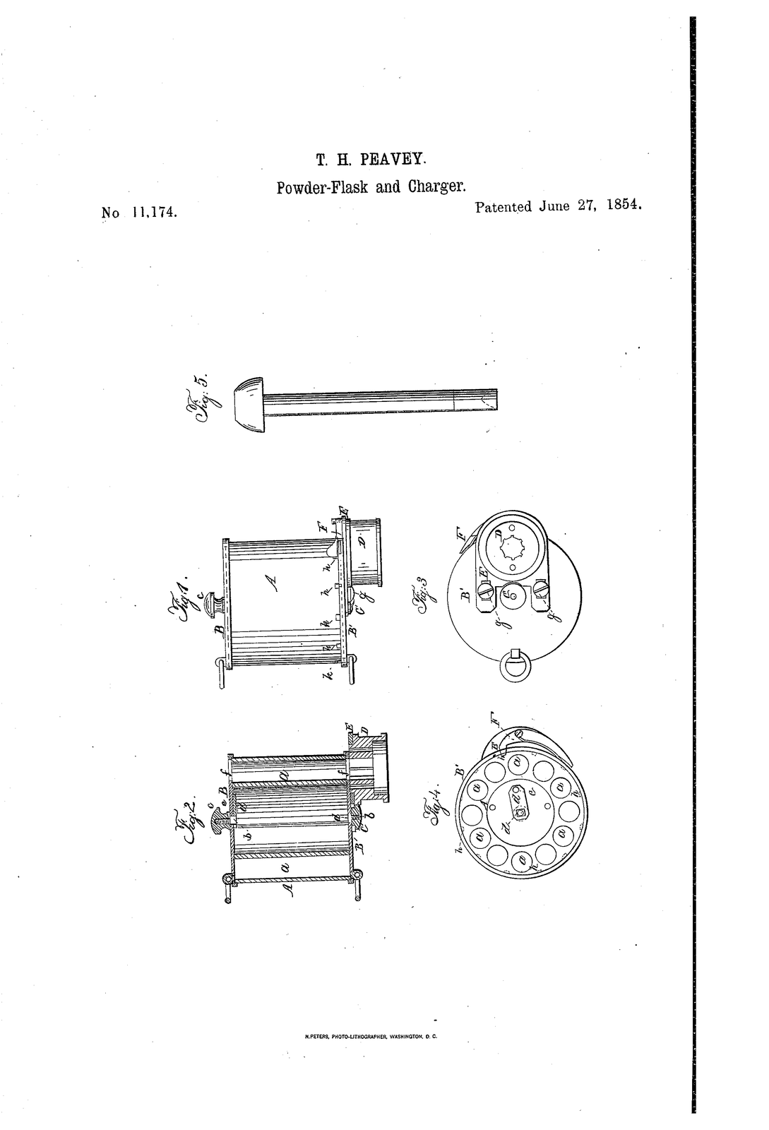 Improved charger for fire-arsvis — US11174A sheet