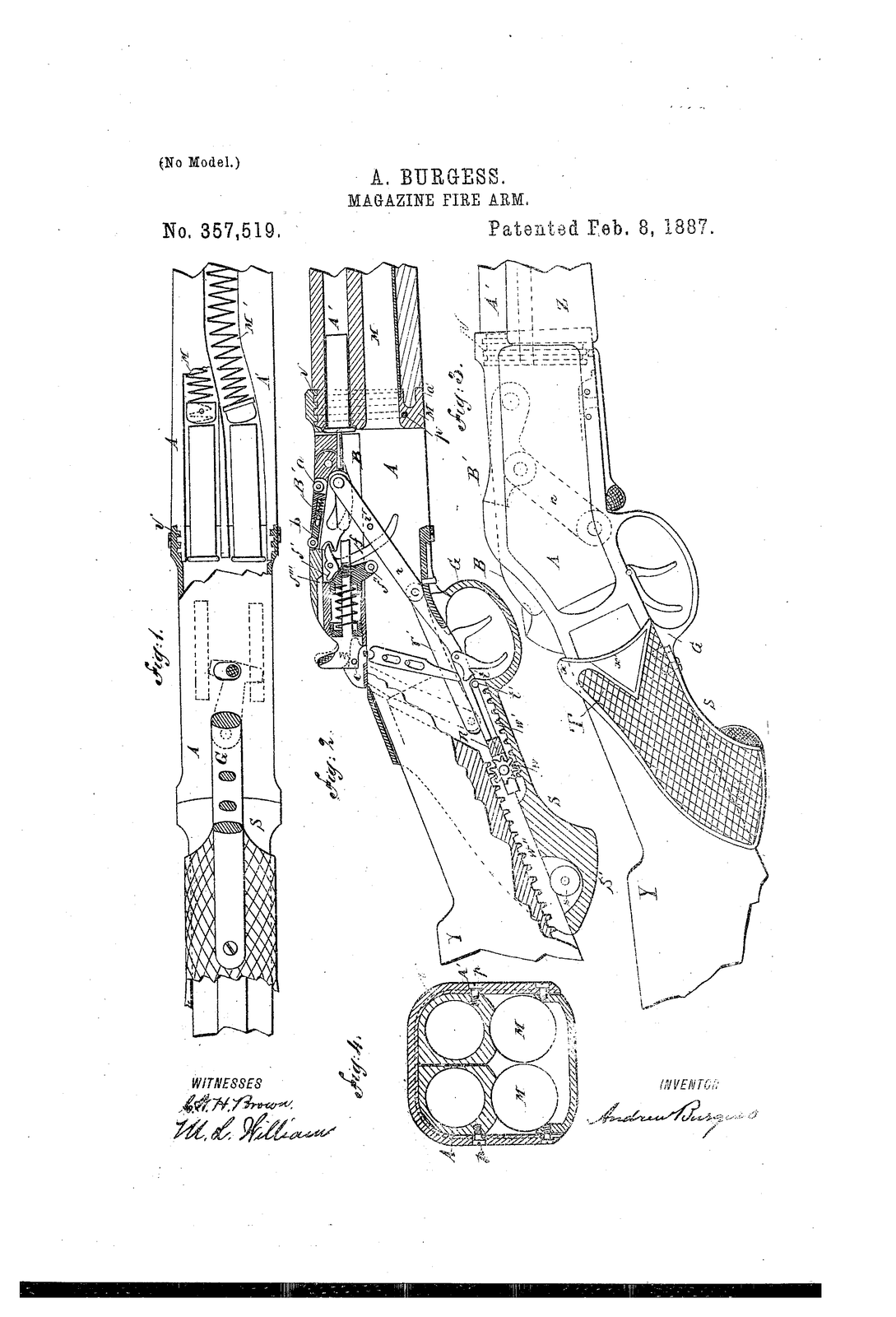 Andeew burgess — US357519A sheet