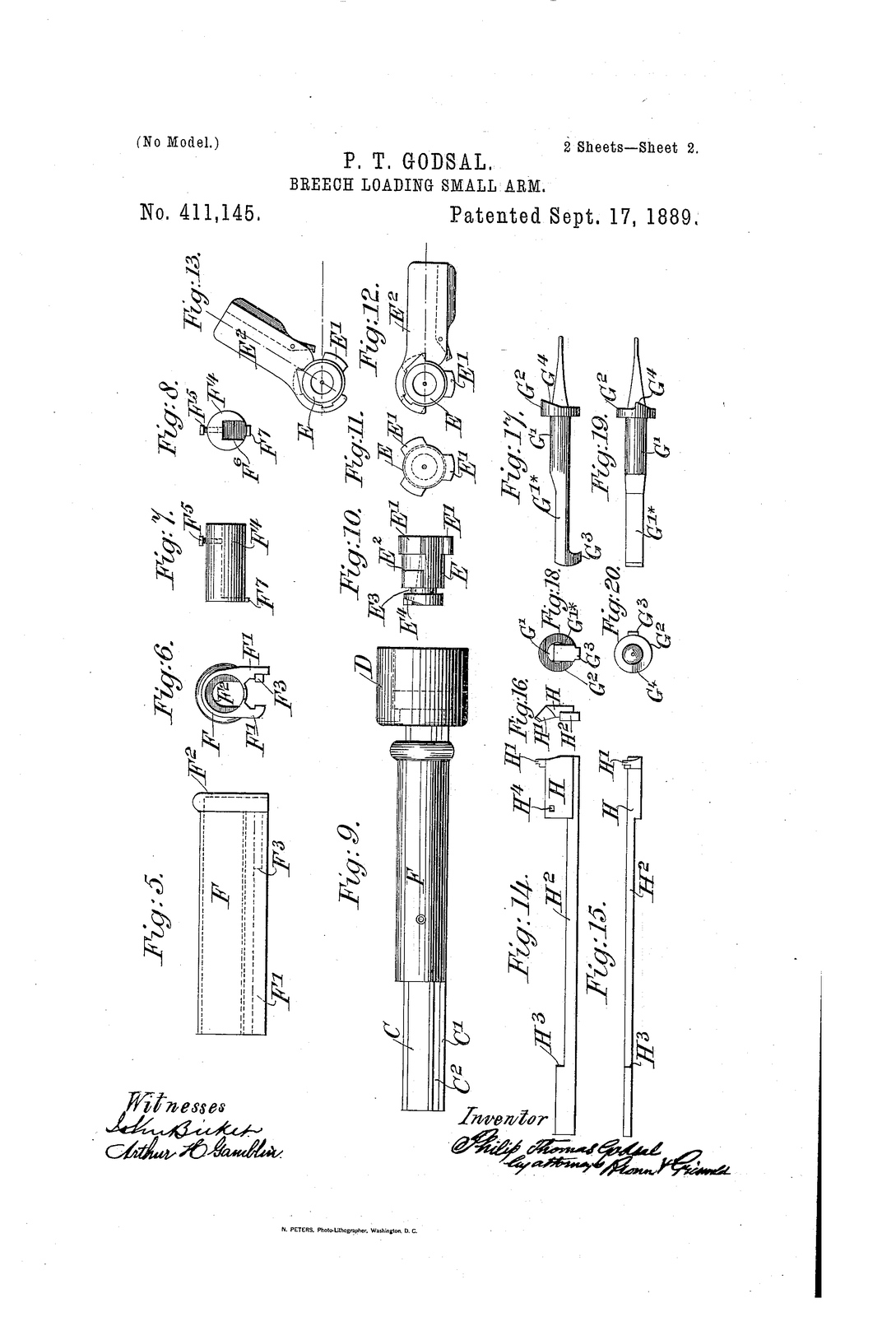 godsal — US411145A sheet