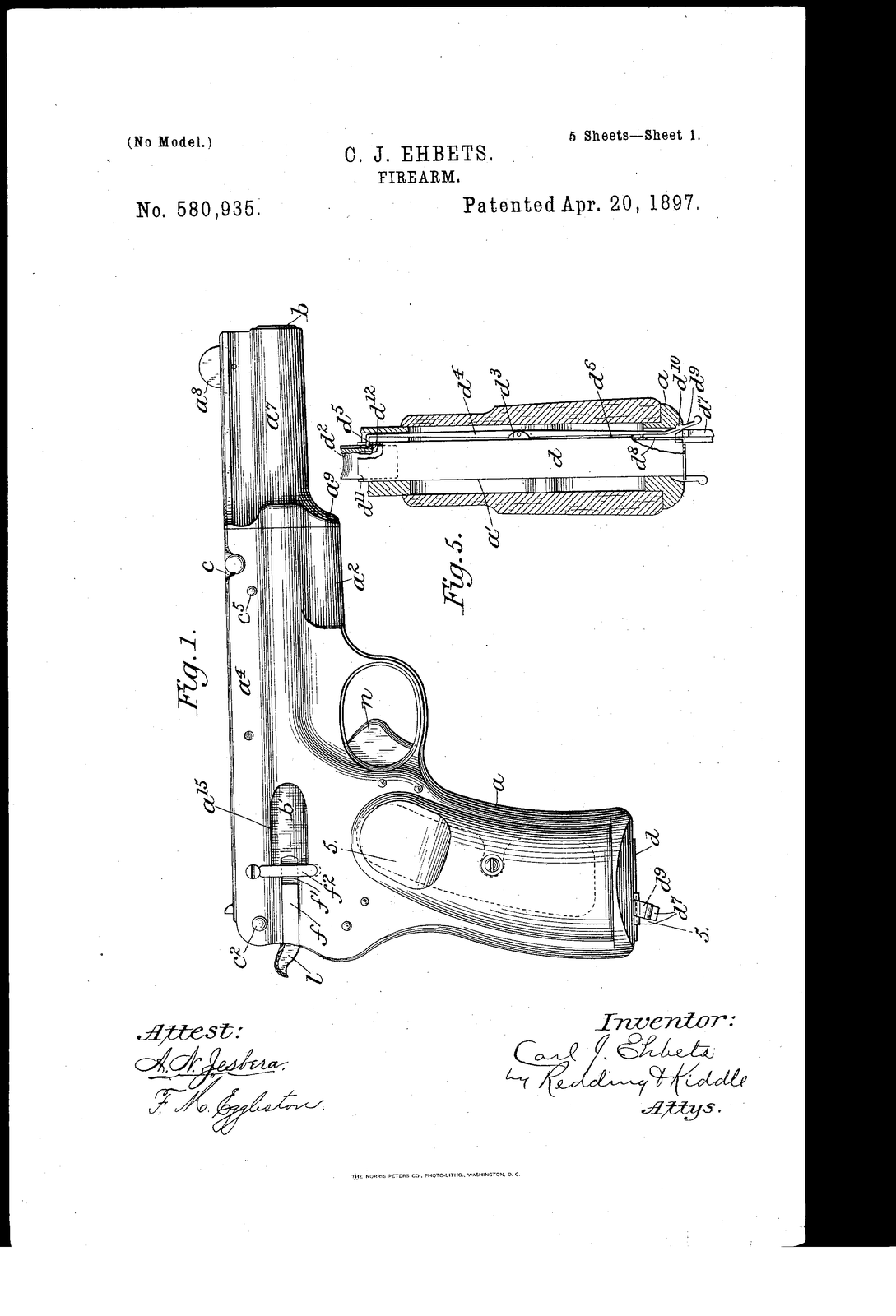 ehbets — US580935A sheet